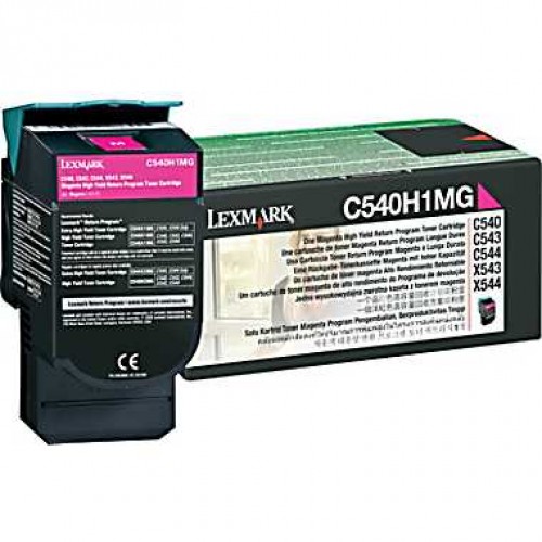 Original Genuine LEXMARK C540H1MG MAGENTA [ HIGH CAPACITY ]